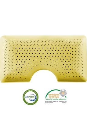 Z-Zoned Side Sleeper Memory Foam Pillows W/Tencil Zippered Covers - Set of 2